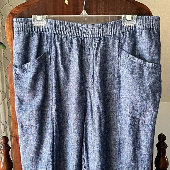 Old Navy large lightweight loose fitting linen blend beach pants - Picture 9 of 9